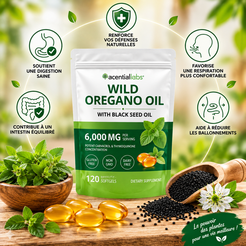 Nasidi : Huile d’Origan & Huile de Nigelle – Soutien Digestif Naturel