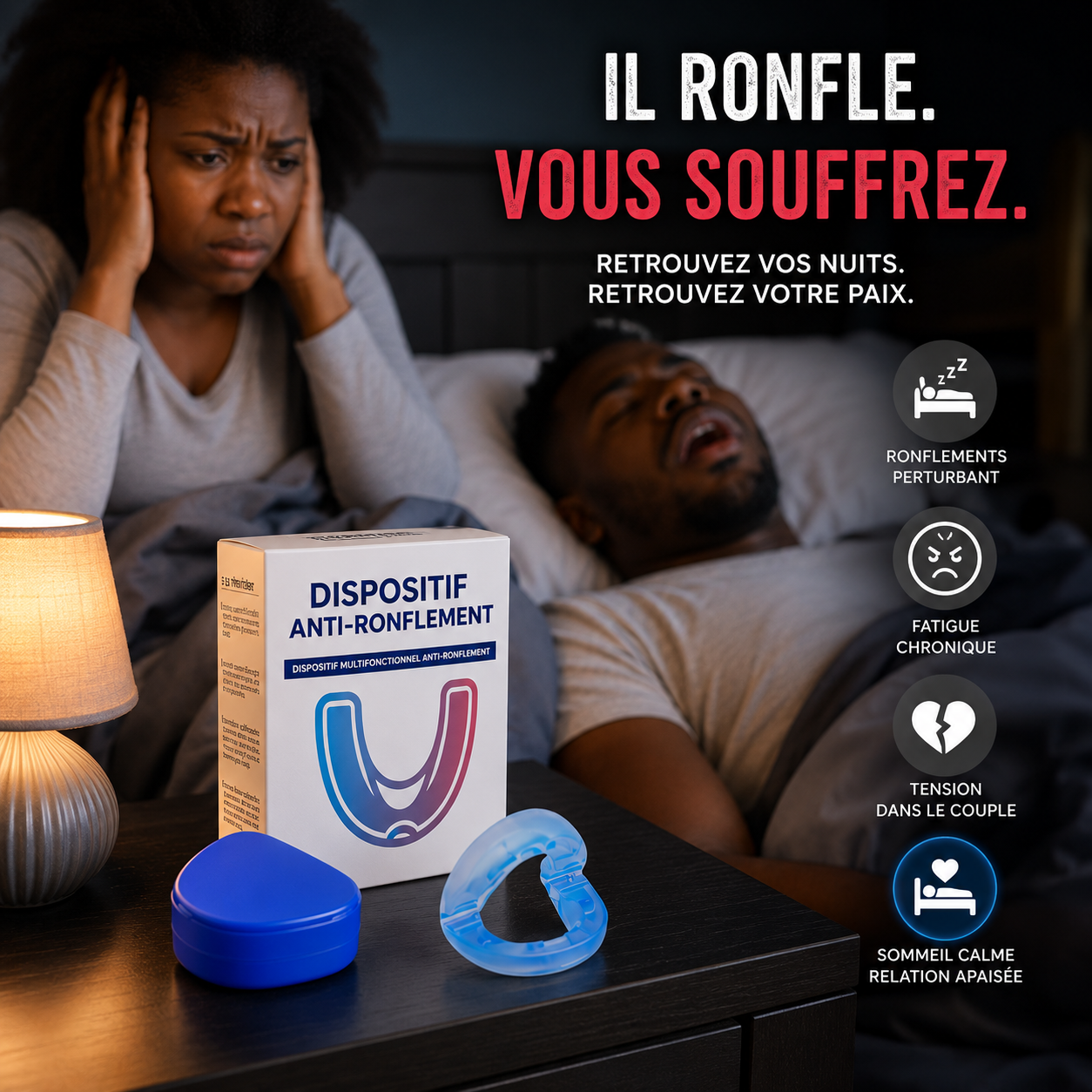 Orthèse buccal Anti Ronflement